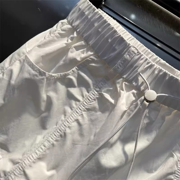 White Drawstring Skirt - Picture 2 of 4